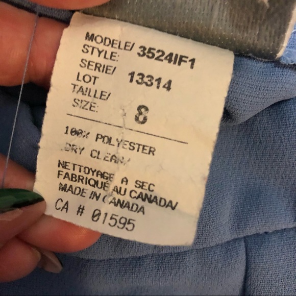 💫Vintage💫 Beechers Brook for Fairweather Pants, Blue, Size 8 - Picture 7 of 9